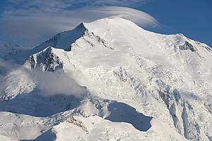 Mt. Mckinley in clouds