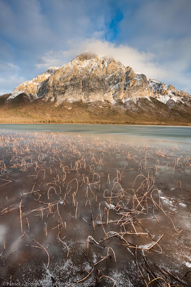 Sunset on Mt Dillon, Arctic, Alaska. Canon 1Ds Mark III, 16-35mm (16mm), 1/50 sec @ f/14, ISO 200