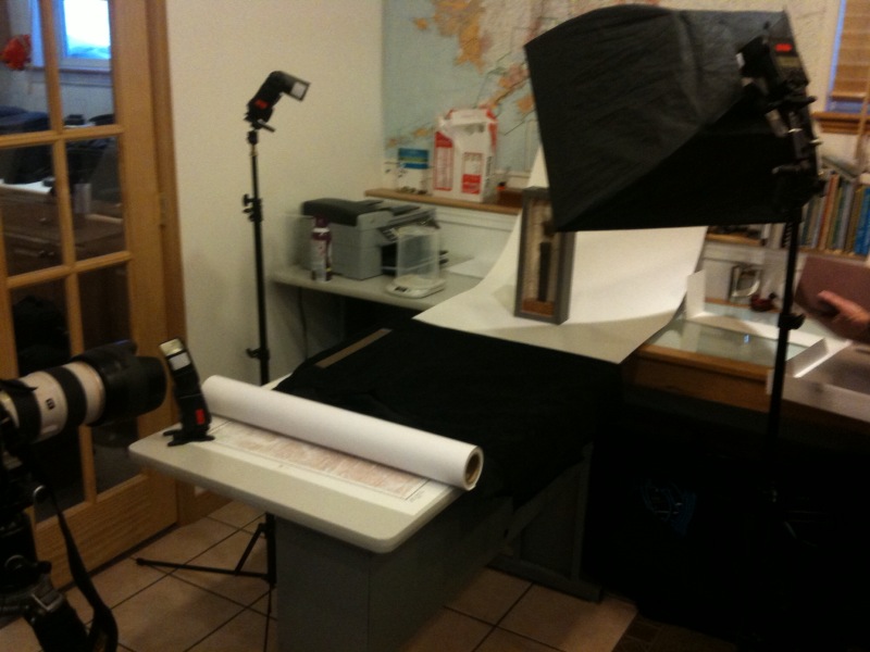 Studio set-up includes 3 ETTL flashes and one softbox.