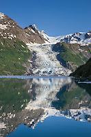 Cascade Glacier, Chugach mountains, Chugach National forest, Prince William Sound, southcentral, Alaska.
