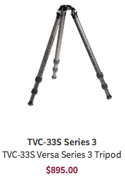 Really Right Stuff TVC 33s Series 3 Tripod