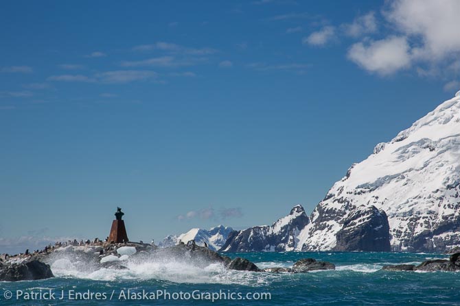 The bust commemorating the rescue of Shackleton's men.