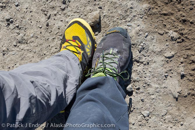 La Sportiva Wildcat trail running shoes survived the trip well.
