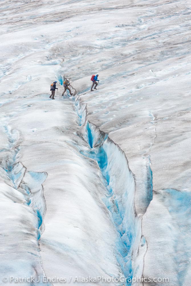 Climbing on Exit Glacier. Canon 5D Mark III, 500mm f/4L IS II, 1/320 sec @ f/10, ISO 320.