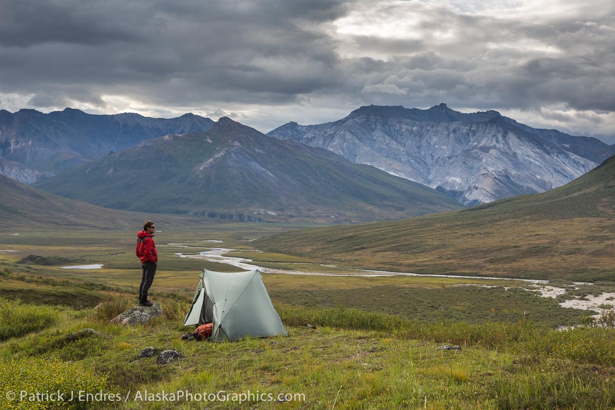 Camp overlooking the Noatak River, Gates of the Arctic National Park, Alaska. Canon 5D Mark III, 24-105mm f/4L IS, 1/160 sec @ f/9, ISO 200.