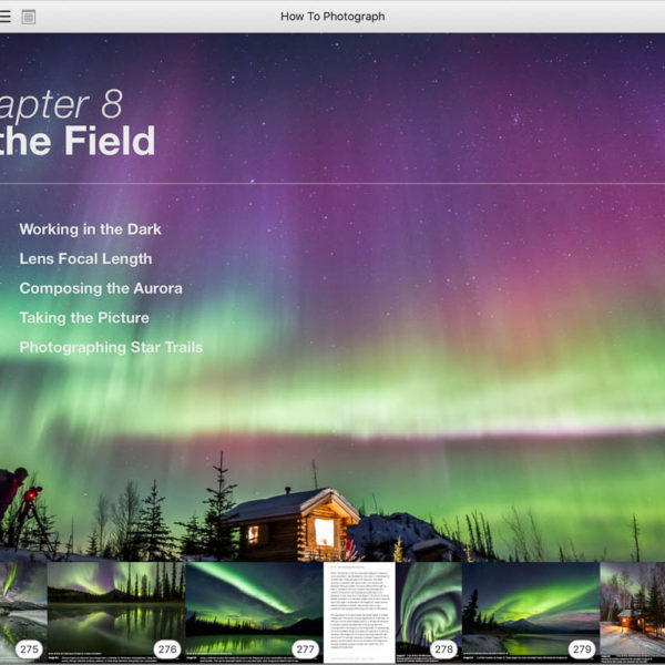 Northern Lights ebook screen shots AlaskaPhotoGraphics